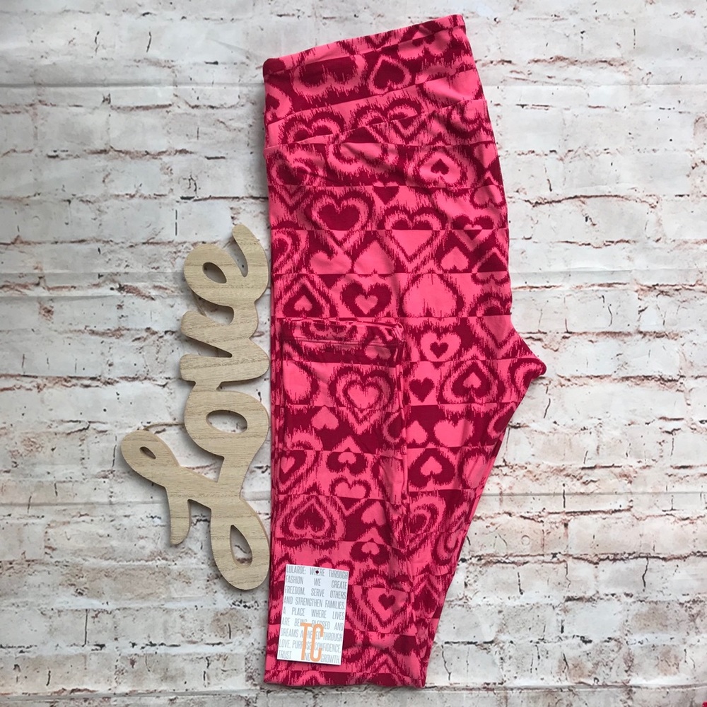 ❤️2 for $16❤️LuLaRoe Valentines Leggings Hearts TC